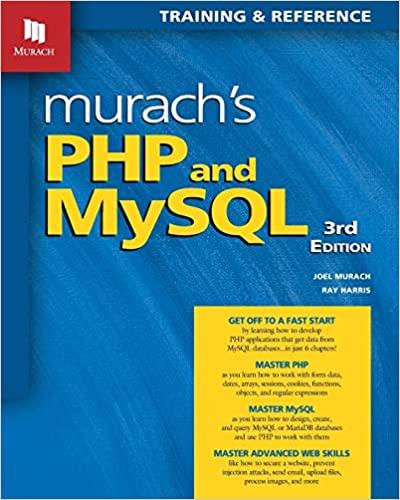 Murach’s PHP and MySQL (3rd Edition)